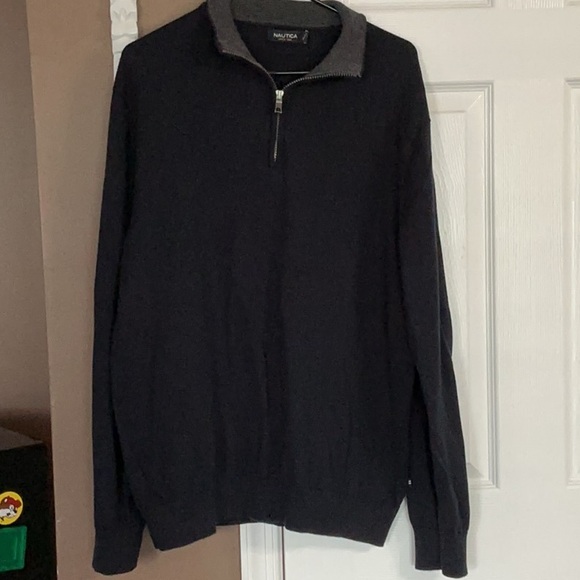 Nautica navy Quarter-Zip Pullover - Picture 1 of 4